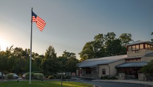 Suffern Free Library at Sunrise